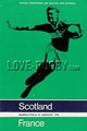 Scotland v France 1970 rugby  Programmes