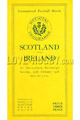 Scotland v Ireland 1928 rugby  Programme