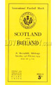 Scotland v Ireland 1934 rugby  Programmes