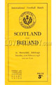 Scotland v Ireland 1936 rugby  Programmes