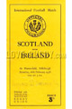 Scotland v Ireland 1938 rugby  Programme