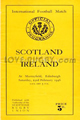 Scotland v Ireland 1946 rugby  Programme