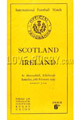 Scotland v Ireland 1949 rugby  Programme