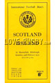 Scotland v Ireland 1951 rugby  Programmes