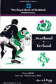 Scotland v Ireland 1993 rugby  Programme