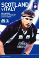 Scotland v Italy 2007 rugby  Programmes