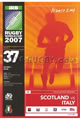 Scotland v Italy 2007 rugby  Programme