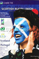 Scotland v Portugal 1998 rugby  Programme