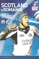 Scotland v Romania 2006 rugby  Programme