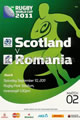Scotland v Romania 2011 rugby  Programme
