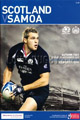 Scotland v Samoa 2005 rugby  Programme