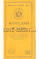 Scotland v Wales 1924 rugby  Programmes