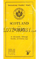 Scotland v Wales 1934 rugby  Programmes