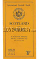 Scotland v Wales 1936 rugby  Programmes