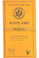 Scotland v Wales 1938 rugby  Programmes