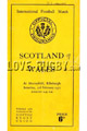 Scotland v Wales 1951 rugby  Programmes