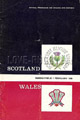 Scotland v Wales 1969 rugby  Programmes