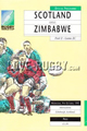 Scotland v Zimbabwe 1991 rugby  Programme