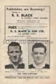 Southland v Otago 1937 rugby  Programme