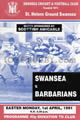 Swansea v Barbarians 1991 rugby  Programme