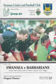 Swansea v Barbarians 1994 rugby  Programme