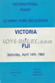 Victoria Fiji 1984 memorabilia
