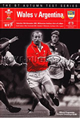 Wales v Argentina 2001 rugby  Programme