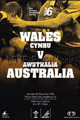 Wales v Australia 2006 rugby  Programme