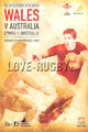 Wales v Australia 2010 rugby  Programme
