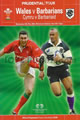 Wales v Barbarians 2002 rugby  Programme