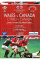 Wales v Canada 1999 rugby  