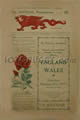 Wales v England 1911 rugby  Programmes