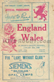 Wales v England 1928 rugby  Programmes