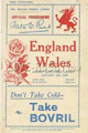 Wales v England 1930 rugby  Programmes