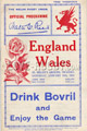 Wales v England 1932 rugby  Programme