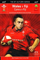 Wales v Fiji 2002 rugby  Programme