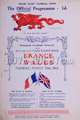 Wales v France 1912 rugby  Programmes