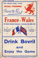 Wales v France 1931 rugby  Programmes