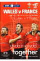 Wales v France 2004 rugby  Programme