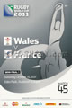 Wales v France 2011 rugby  Programme