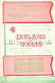 Wales v Ireland 1951 rugby  Programmes