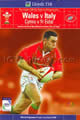 Wales v Italy 2002 rugby  Programmes