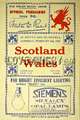 Wales v Scotland 1929 rugby  Programmes