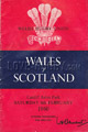 Wales v Scotland 1960 rugby  Programme