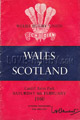 Wales v Scotland 1960 rugby  Programmes