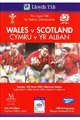 Wales v Scotland 2000 rugby  Programmes