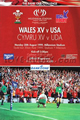 Wales v USA 1999 rugby  Programme