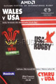 Wales v USA 2000 rugby  Programme