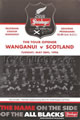 Wanganui v Scotland 1996 rugby  Programme