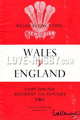 Wales 1963 memorabilia